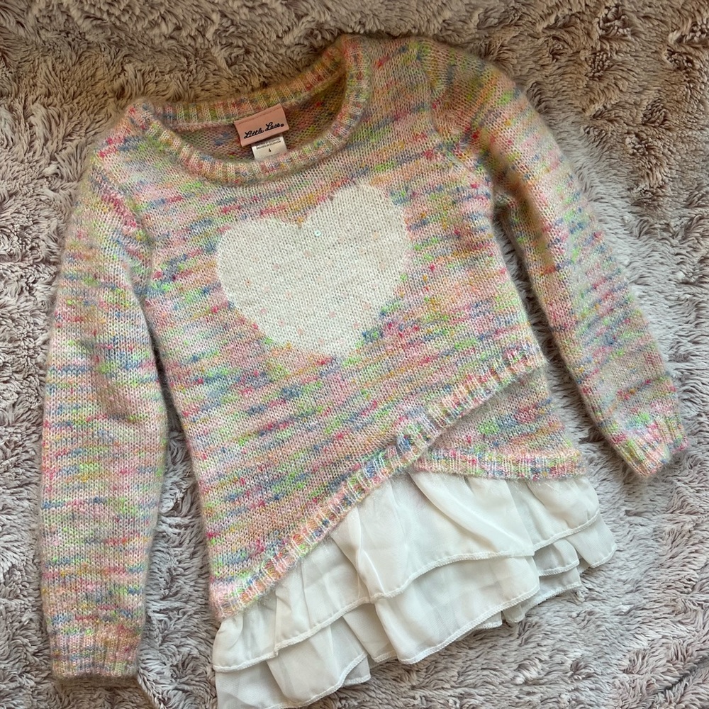 Girls Little Lass Sweater Size 4